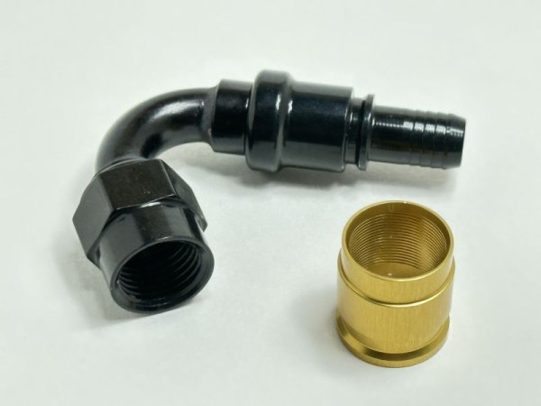 画像1: XRP Race Crimp Hose Ends #8-120° (1)