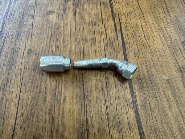 画像2: P/S用高圧ホースエンド #8 45° (2)